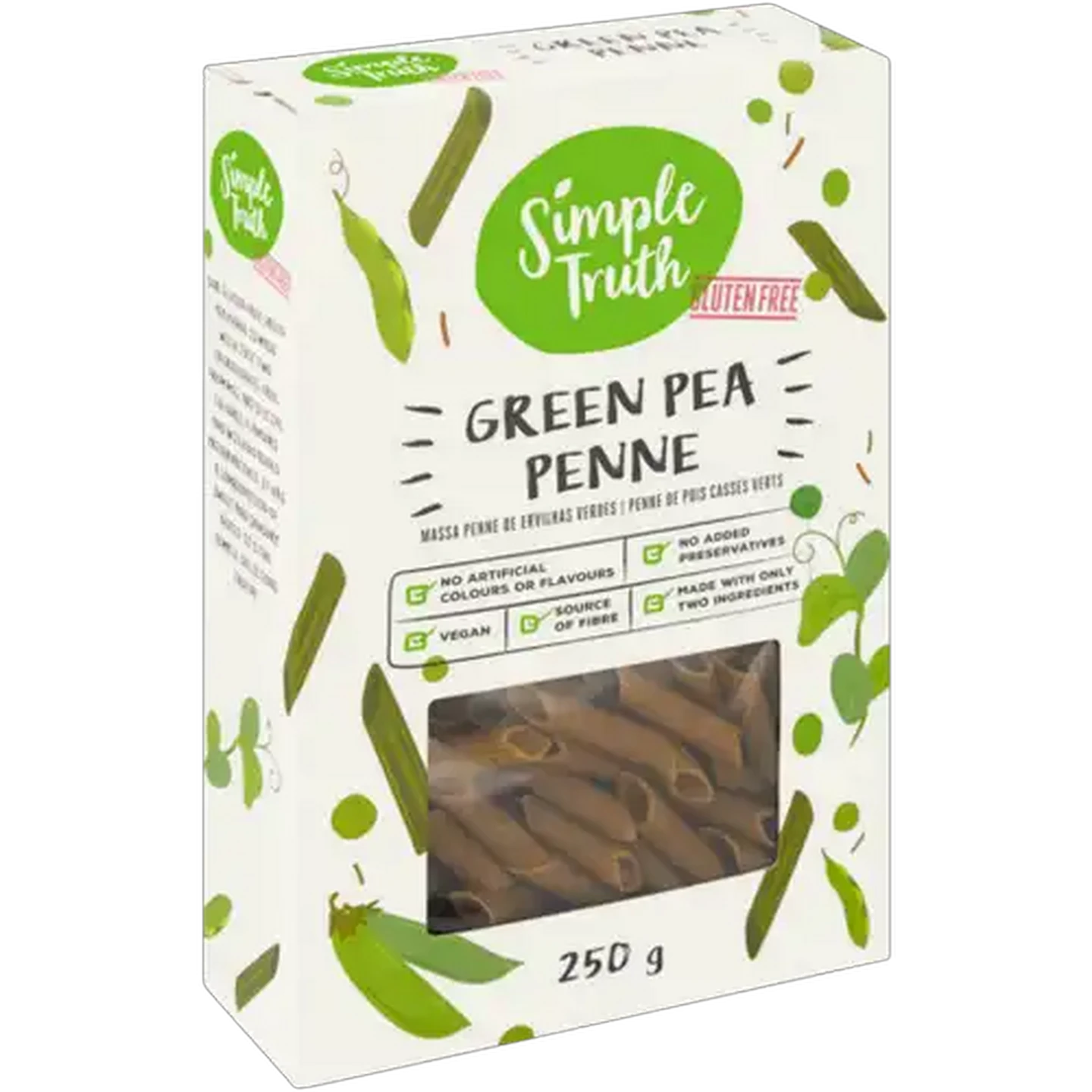 Image of Simple Truth Green Pea Penne 250g