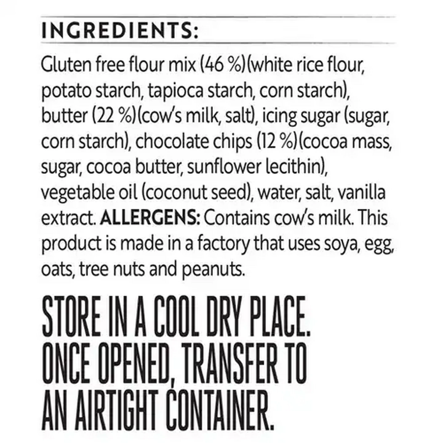 Image of Simple Truth Gluten Free Mini Choc Chip Shortbread Cookies 150g