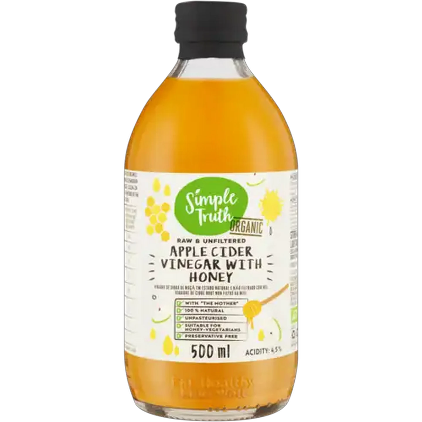 Image of Simple Truth Apple Cider Vinegar with Honey 500ml