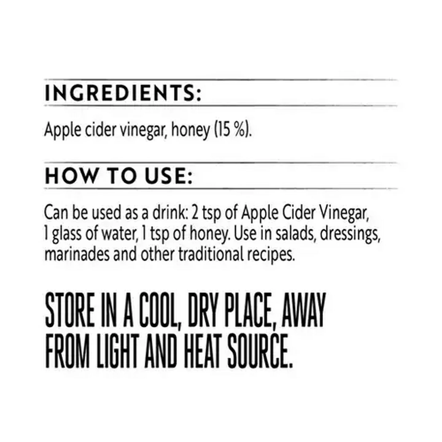 Image of Simple Truth Apple Cider Vinegar with Honey 500ml
