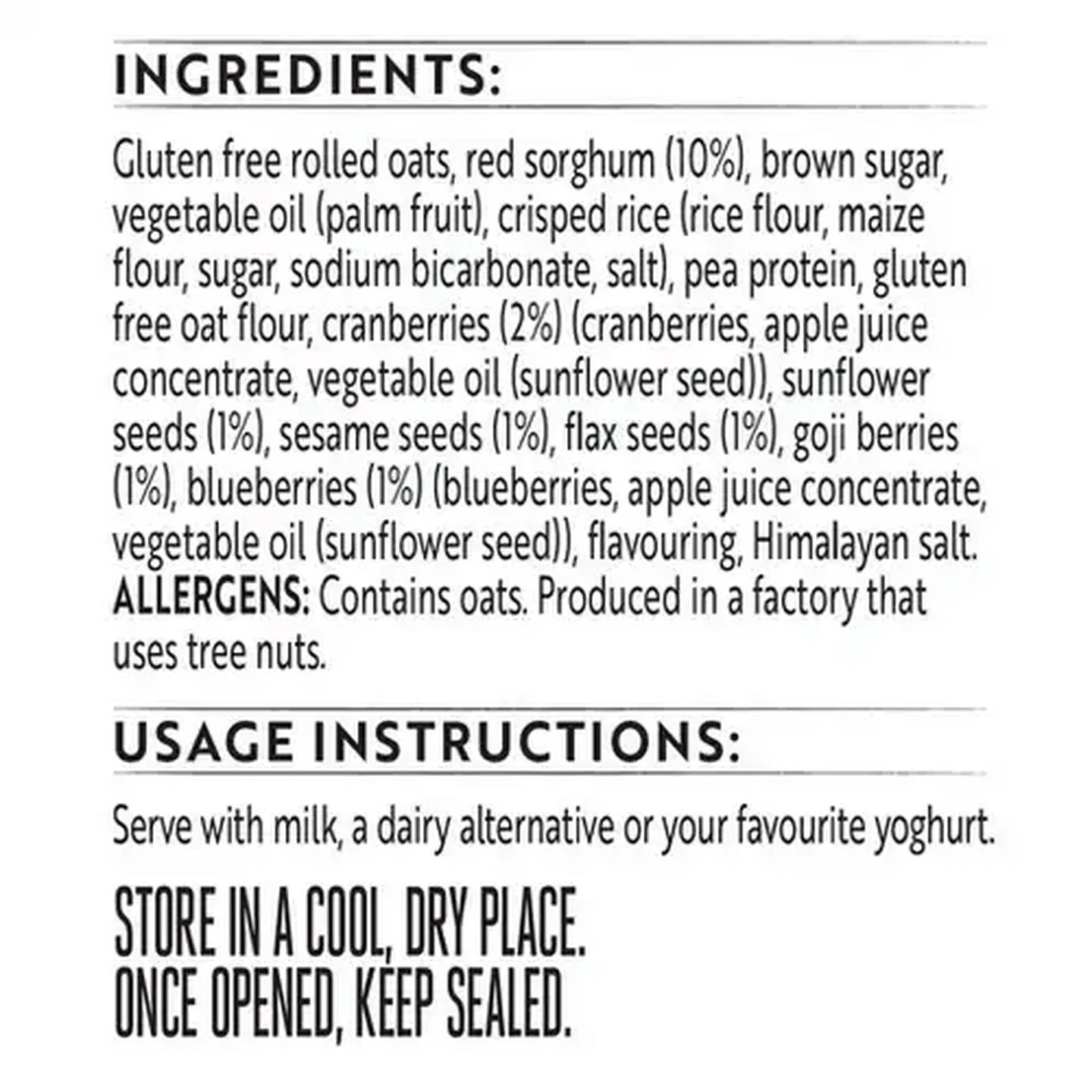 Image of Simple Truth Gluten Free Mixed Berry Muesli 350g