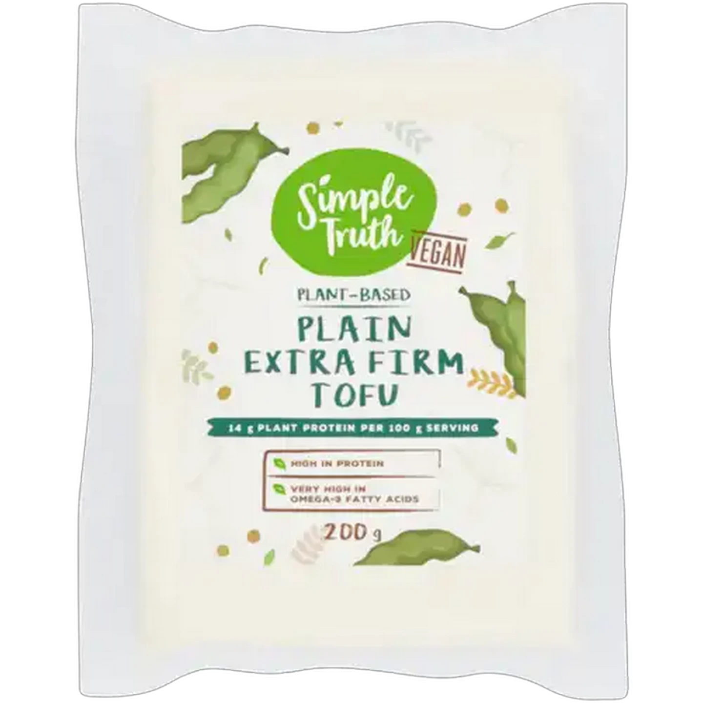 Image of Simple Truth Plant-Based Plain Extra Firm Tofu 200g