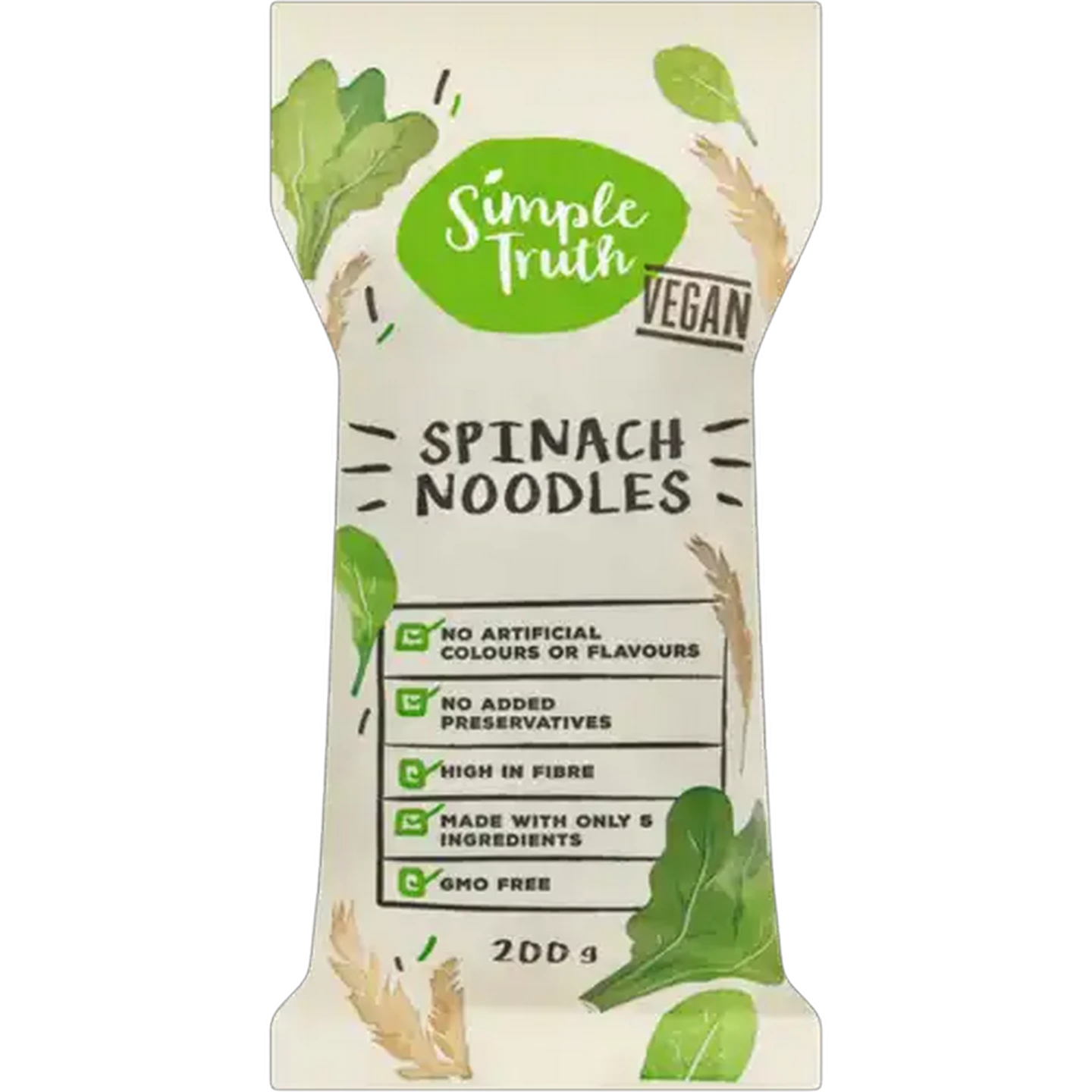 Image of Simple Truth Vegan Spinach Noodles 200g