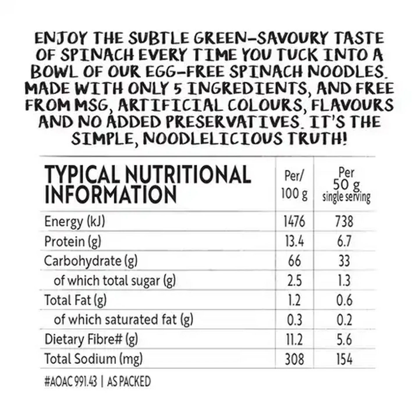 Image of Simple Truth Vegan Spinach Noodles 200g