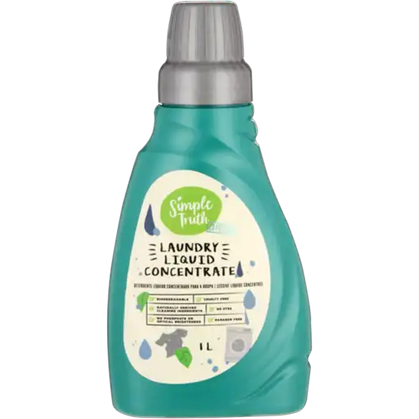 Image of Simple Truth Laundry Liquid Concentrate Bottle 1L