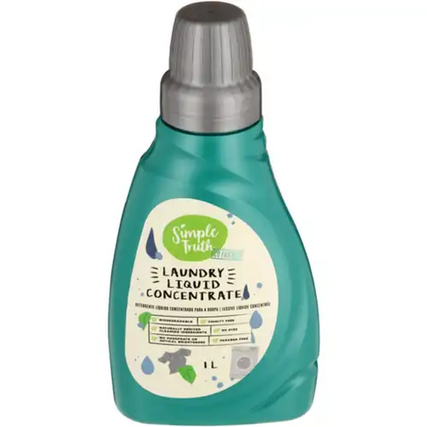 Image of Simple Truth Laundry Liquid Concentrate Bottle 1L
