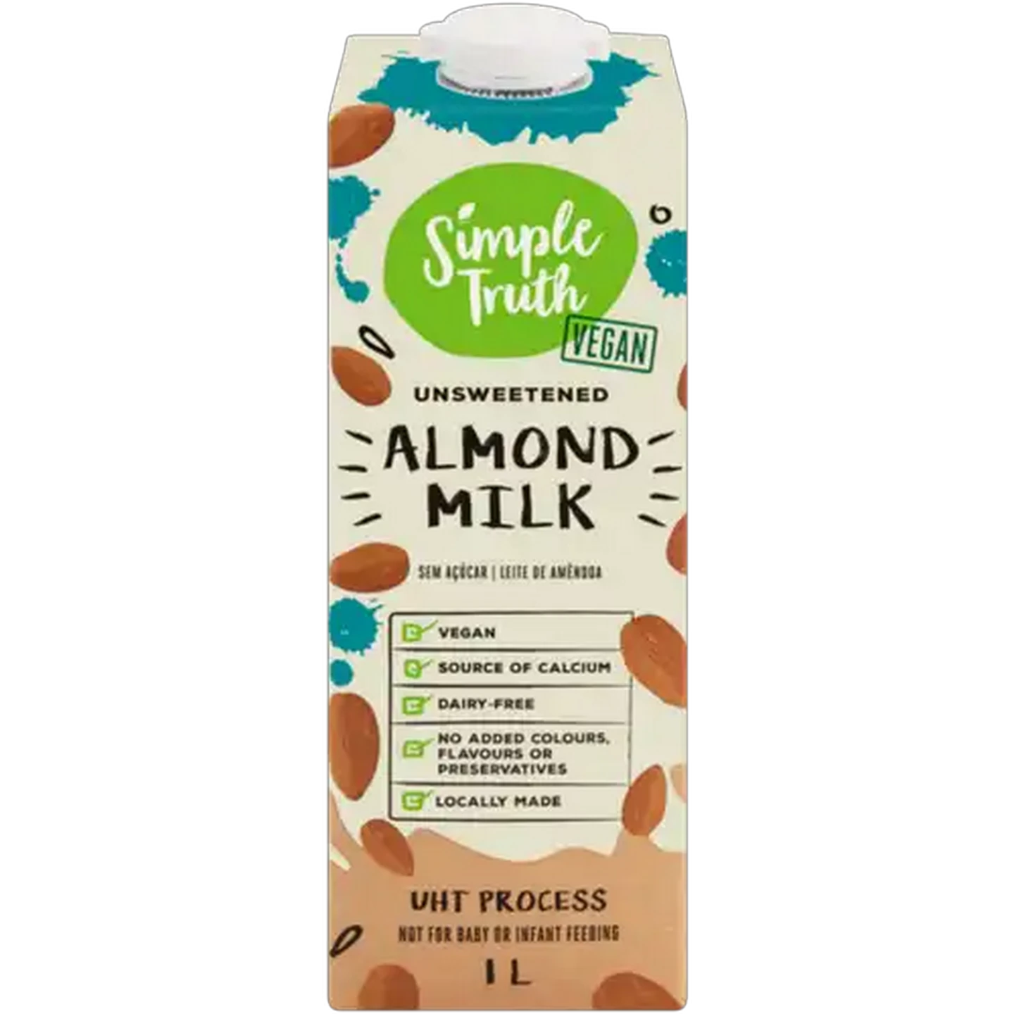 Image of Simple Truth UHT Unsweetened Almond Milk 1L