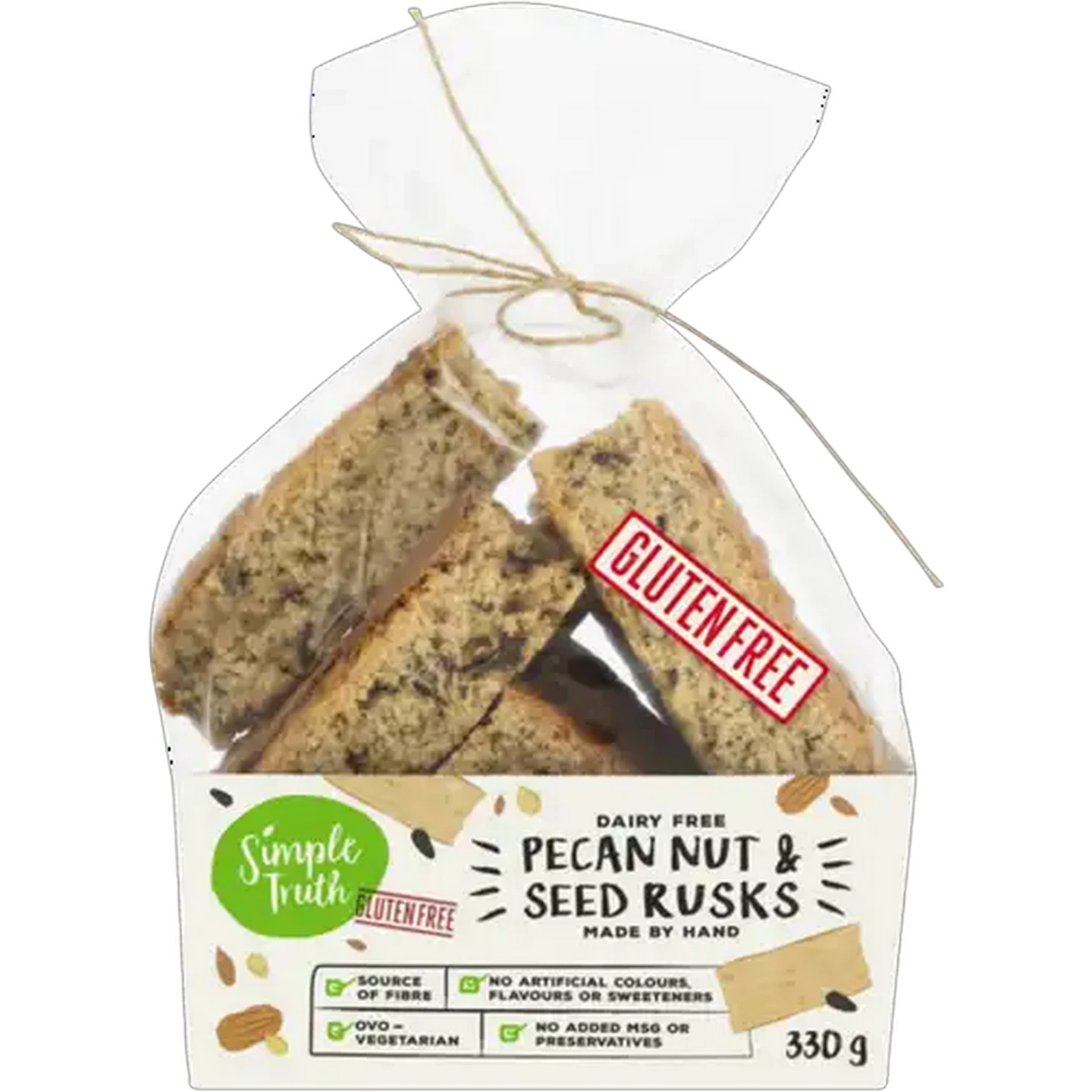 Image of Simple Truth Pecan Nut & Seed Rusks 330g