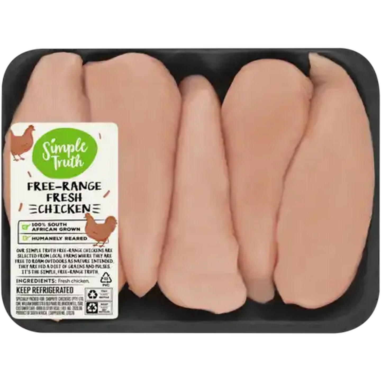 Image of Simple Truth Free-Range Fresh Chicken Fillets Per kg
