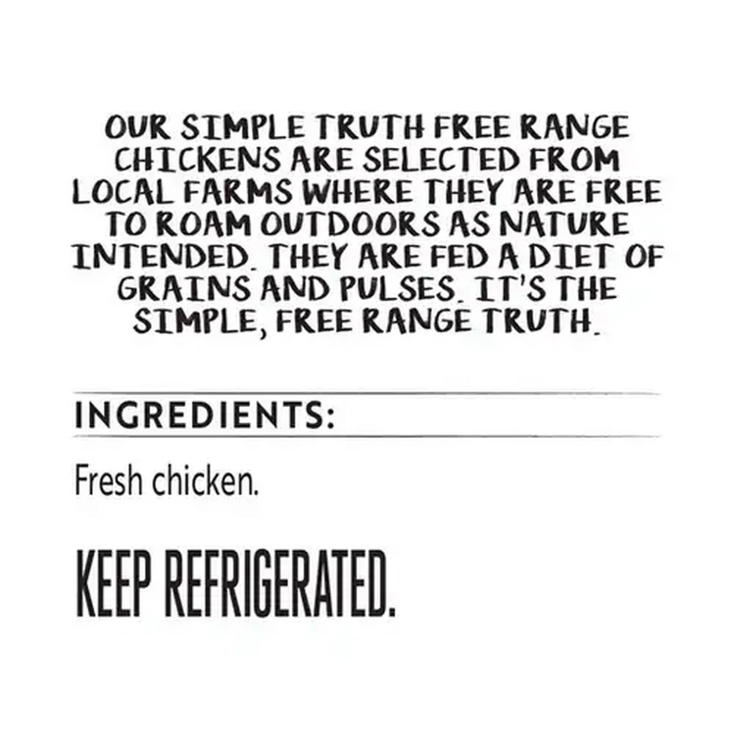 Image of Simple Truth Free-Range Fresh Chicken Fillets Per kg