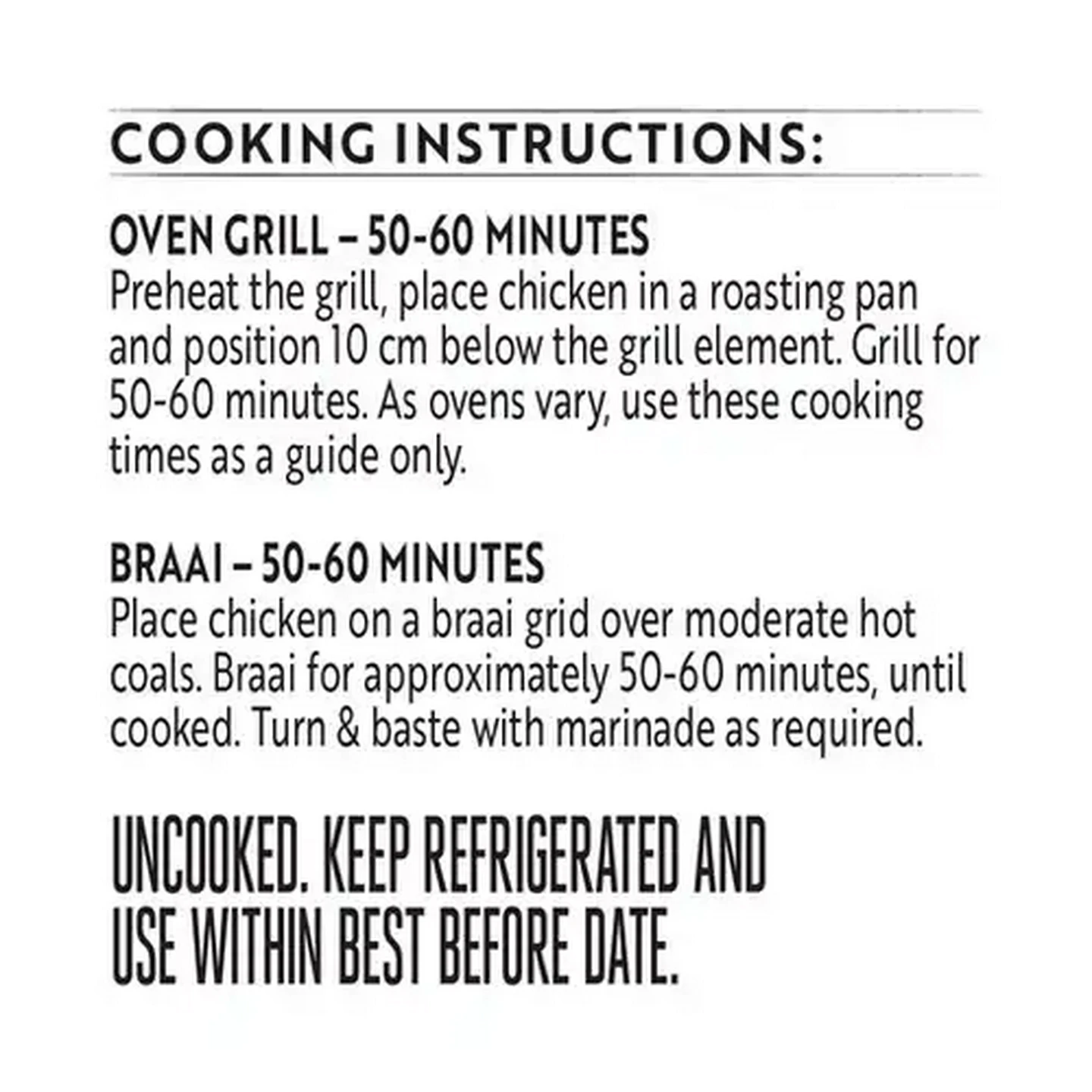 Image of Simple Truth Barbecue Marinated Butterflied Chicken Per kg