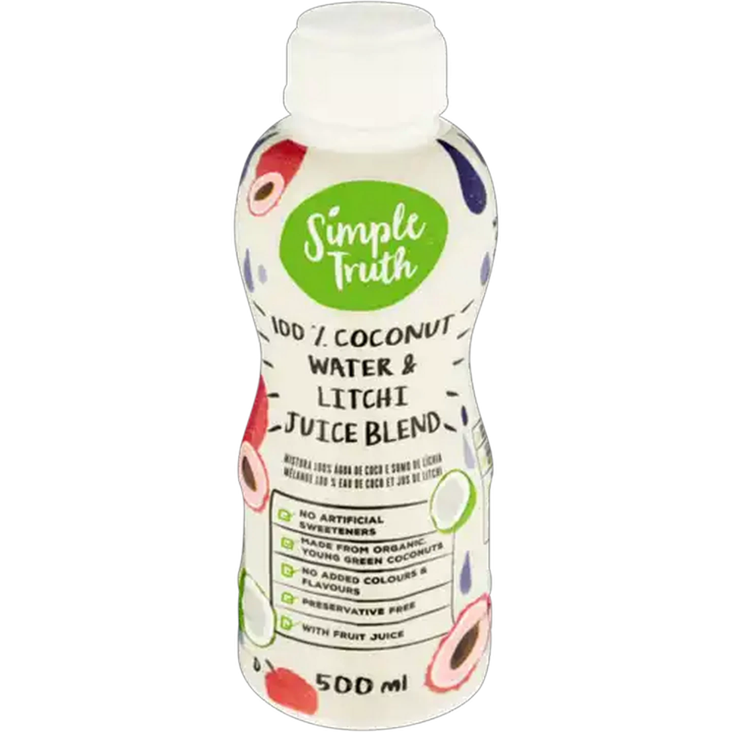 Image of Simple Truth 100% Coconut Water & Litchi Juice Blend 500ml
