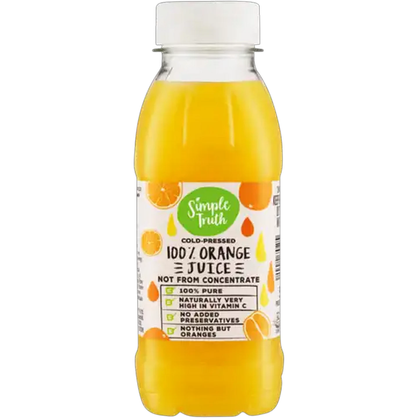 Image of Simple Truth 100% Cold-Pressed Orange Juice 350ml