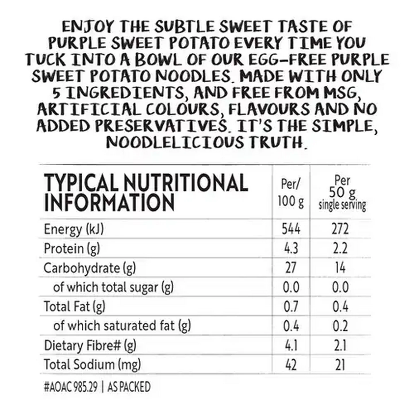 Image of Simple Truth Vegan Sweet Potato Noodles 200g