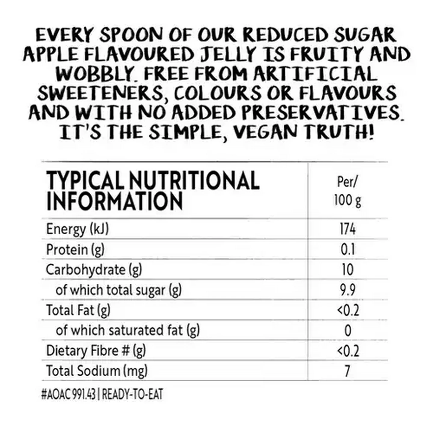 Image of Simple Truth Apple Flavoured Jelly 60g