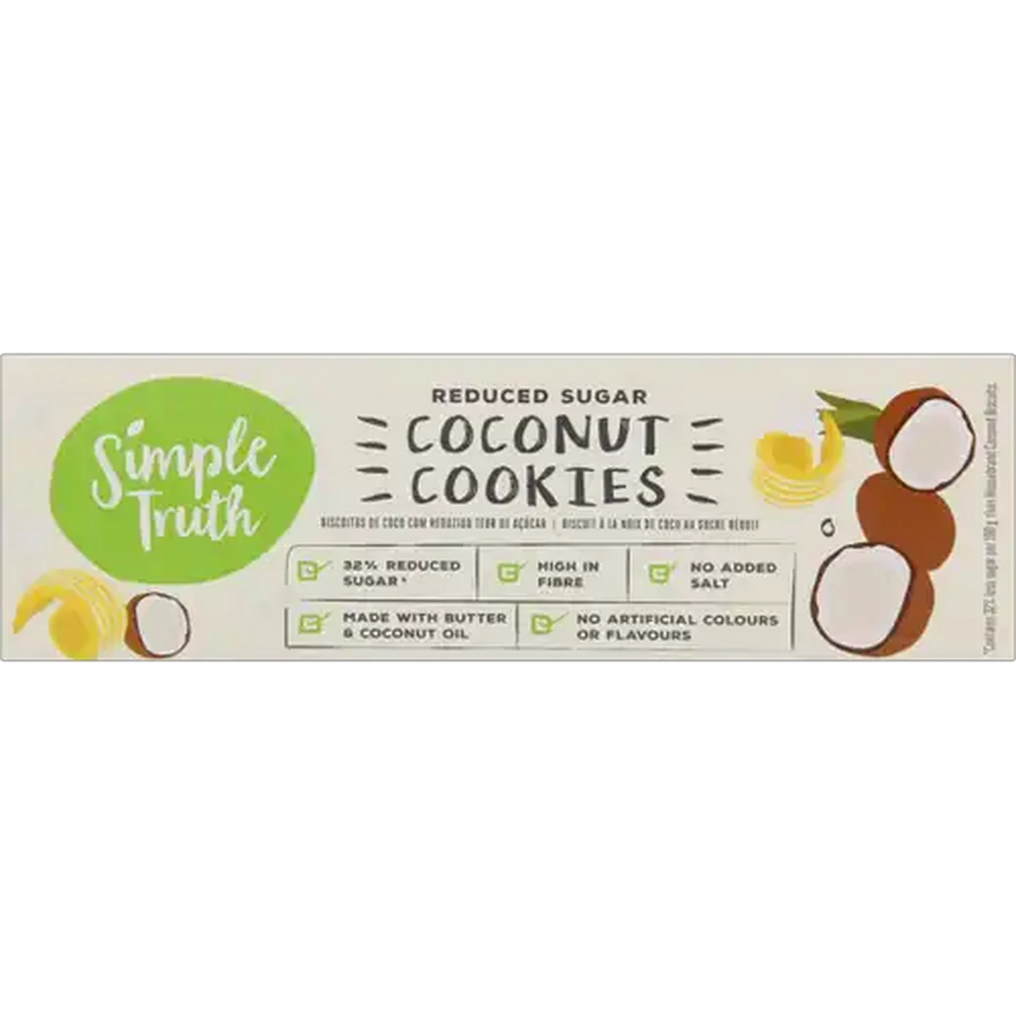 Image of Simple Truth Reduced Sugar Coconut Cookies 150g