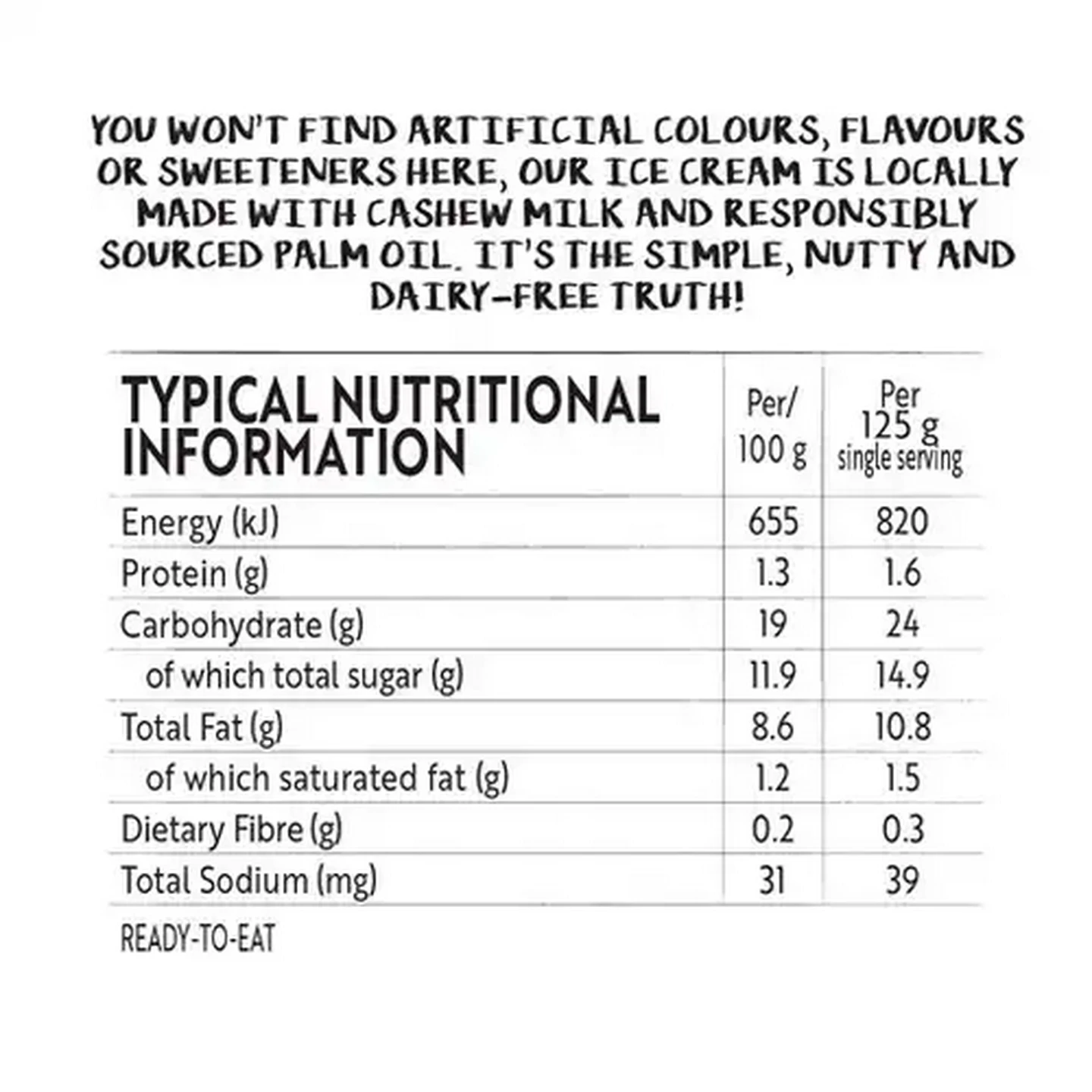 Image of Simple Truth Cashew Milk Coffee Ice Cream 500ml