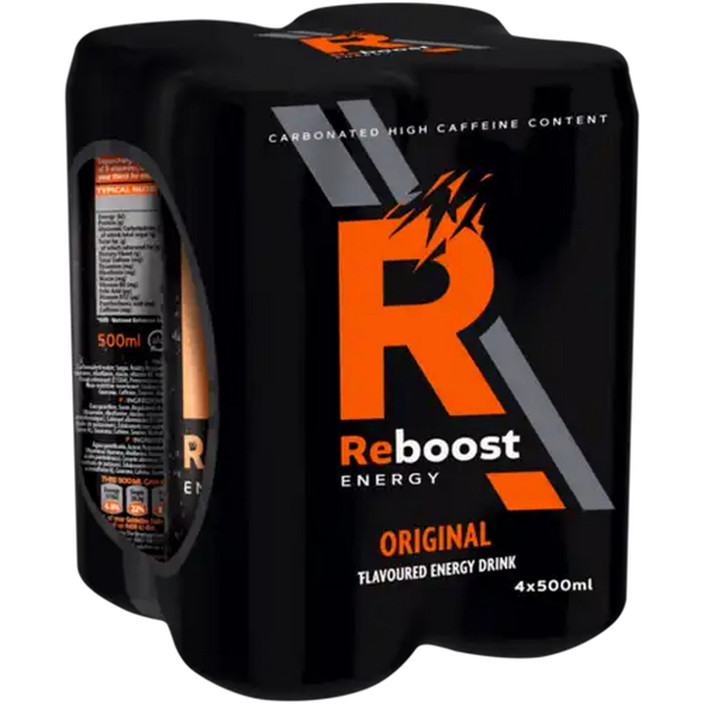 Image of Reboost Original Flavoured Energy Drink 4 x 500ml