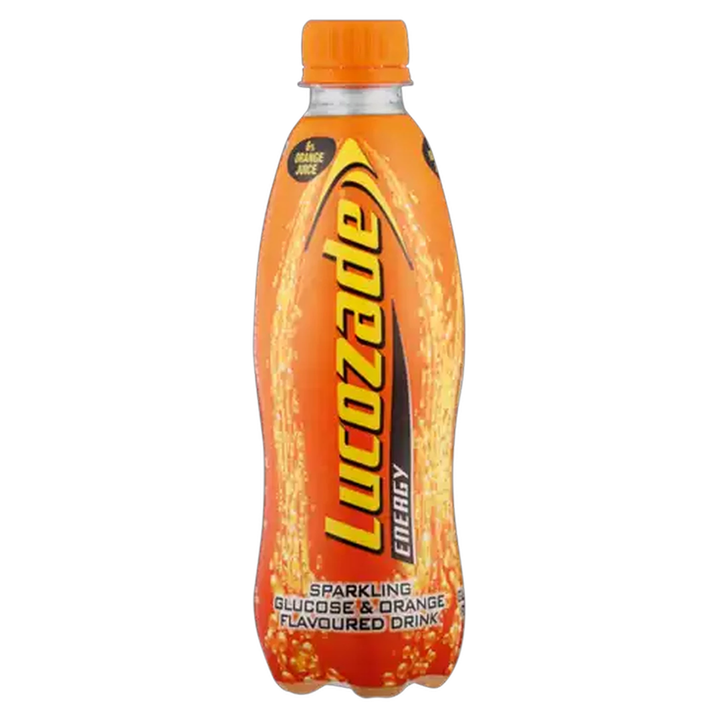 Image of Lucozade Orange Flavoured Energy Drink Bottle 360ml