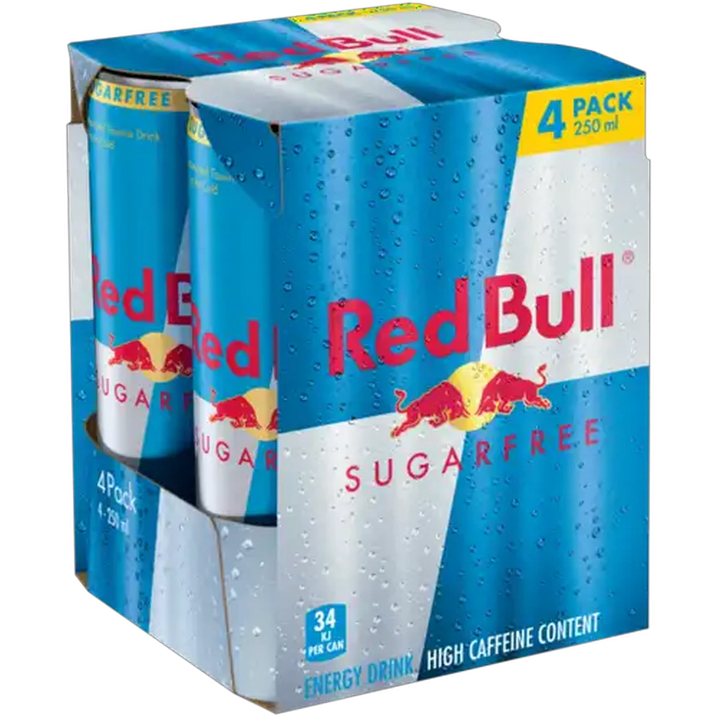 Image of Red Bull Sugar Free Energy Drink 4 x 250ml