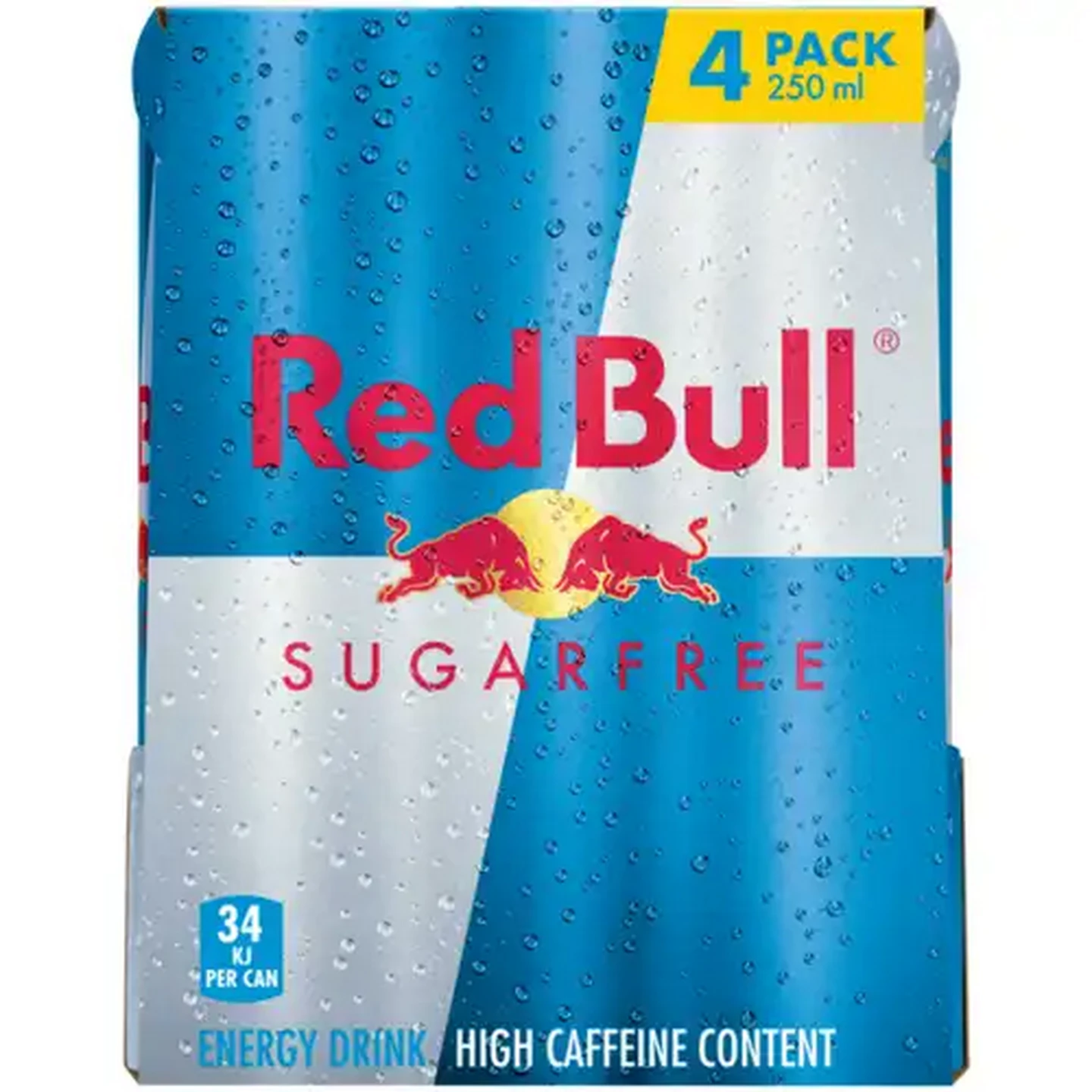Image of Red Bull Sugar Free Energy Drink 4 x 250ml