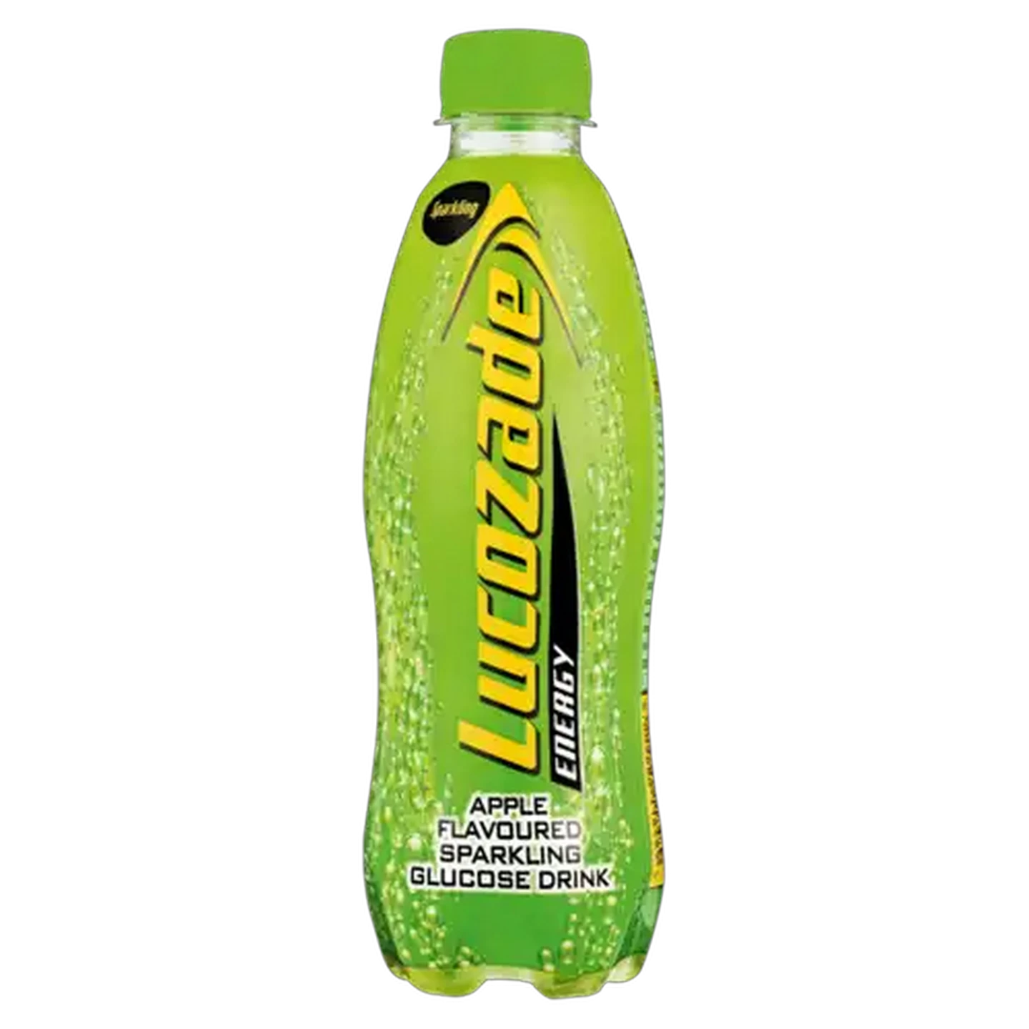 Image of Lucozade Apple Flavoured Energy Drink Bottle 360ml