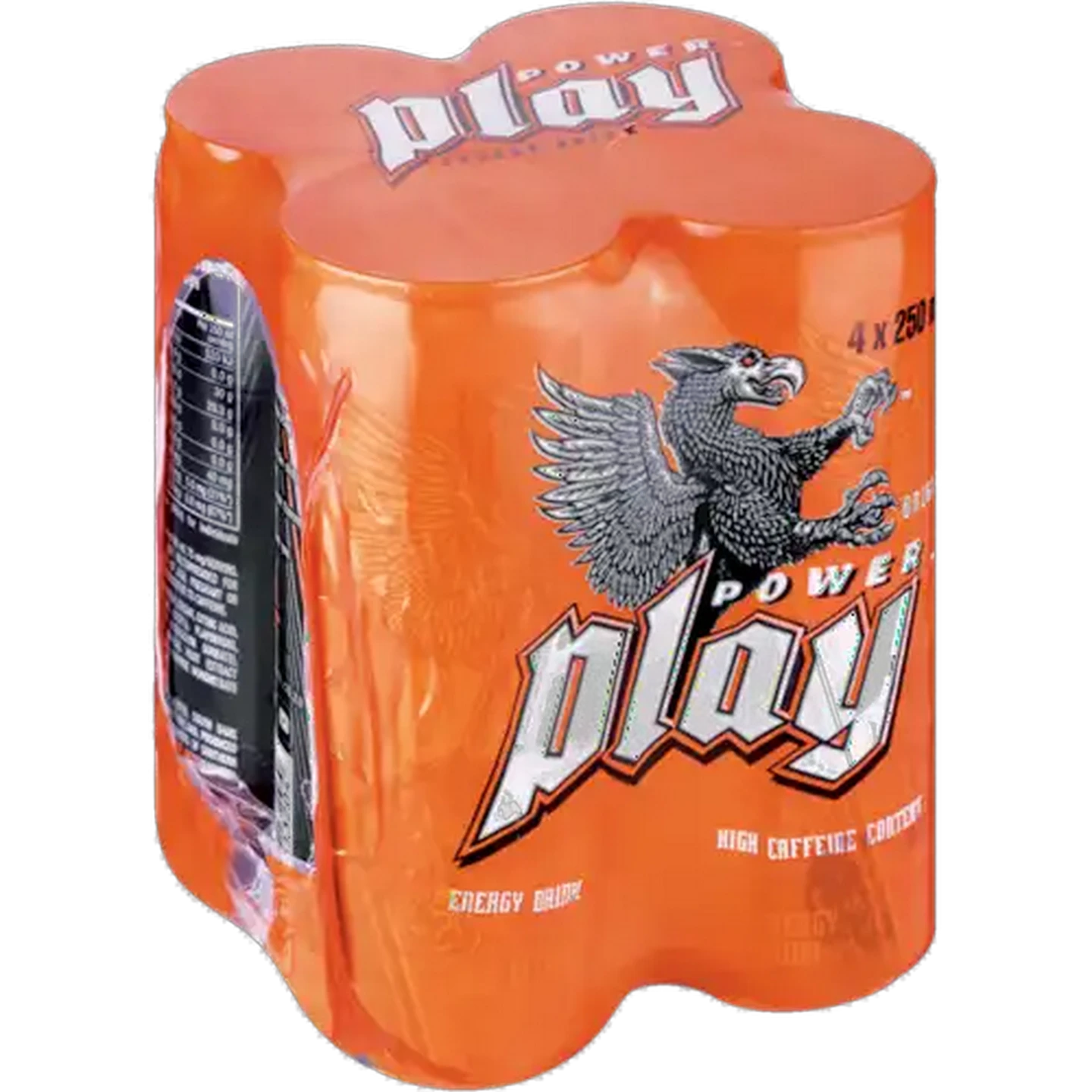 Image of Power Play Original Energy Drink Cans 4 x 250ml