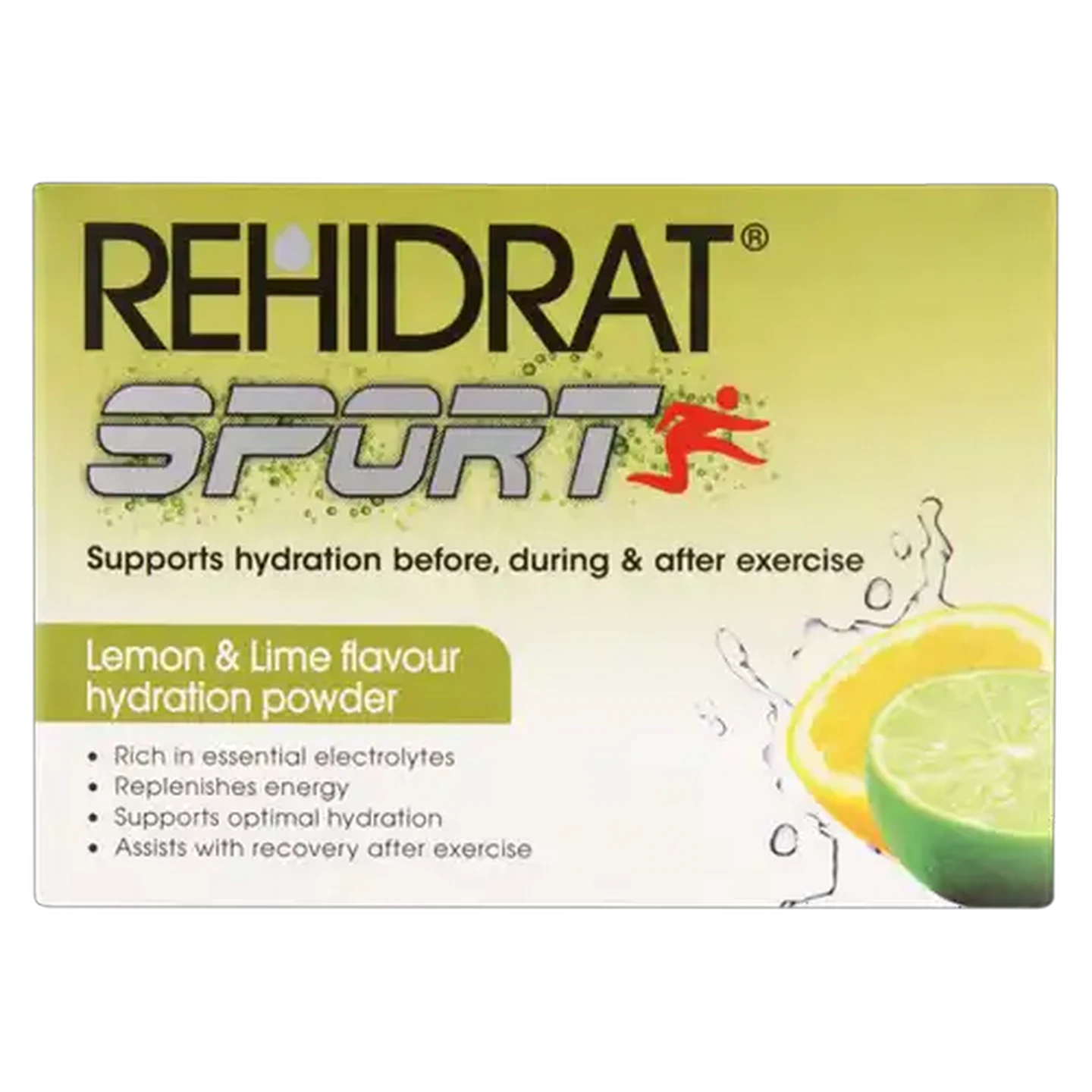 Image of Rehidrat Sport Lemon & Lime Flavour Hydration Powder 6 Pack