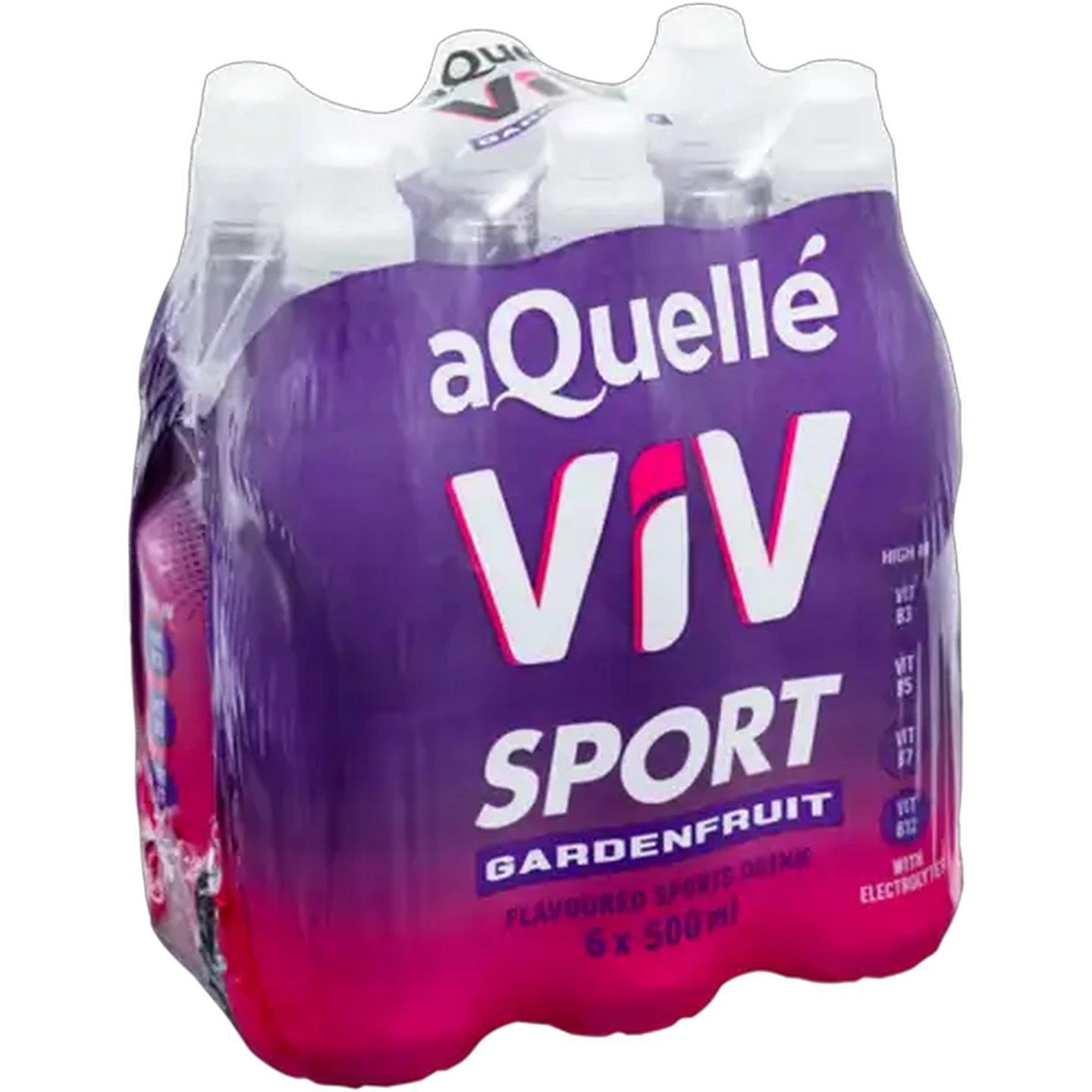 Image of aQuellé ViV Gardenfruit Flavoured Sports Drink 6 x 500ml