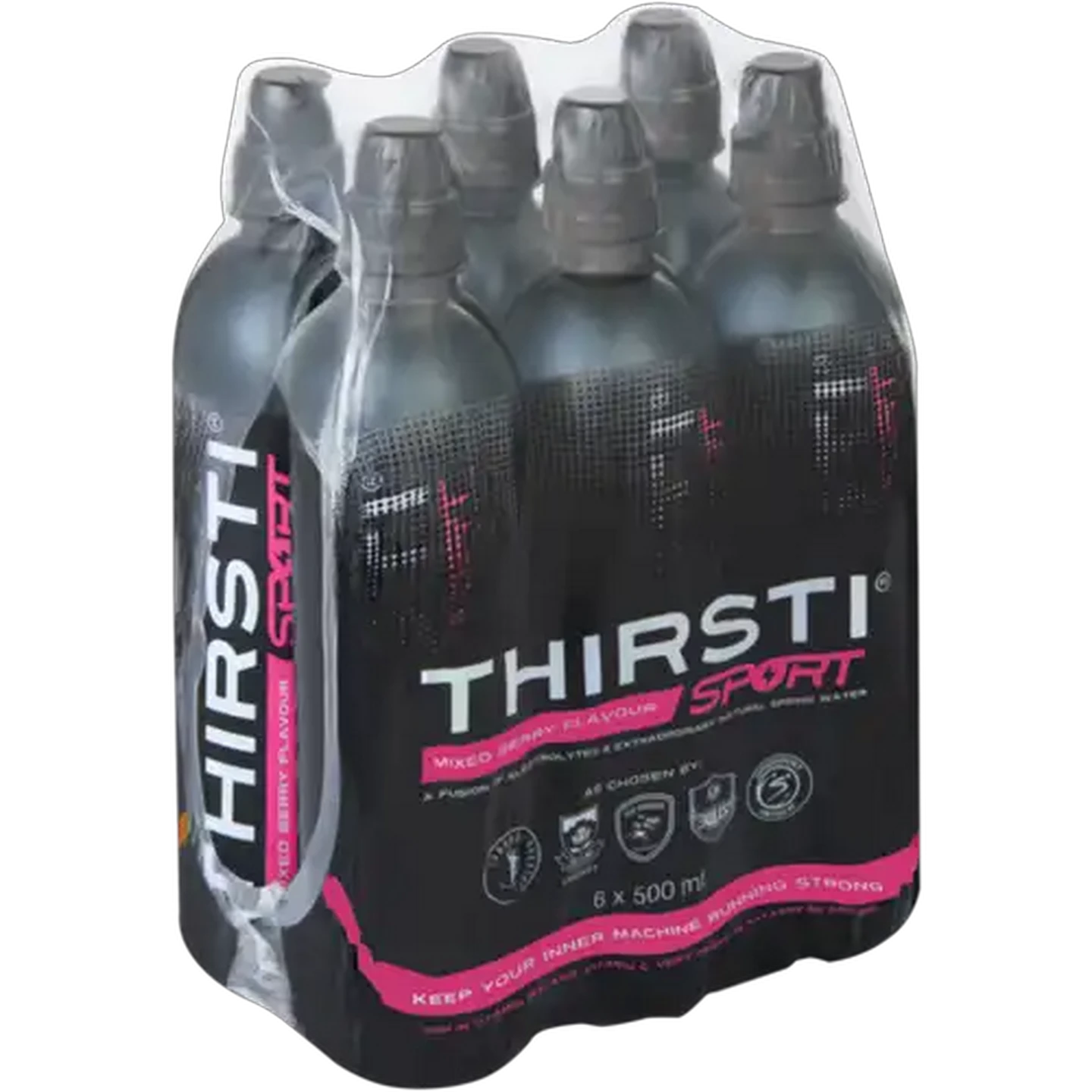 Image of Thirsti Sport Mixed Berry Flavoured Drink 6 x 500ml