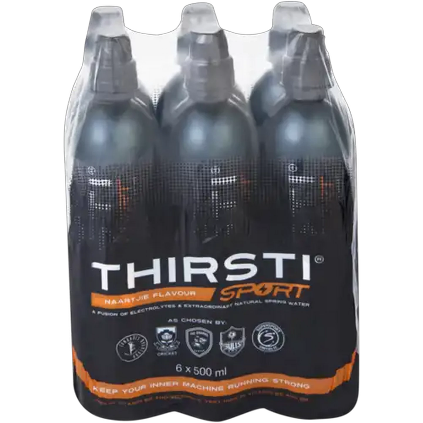 Image of Thirsti Sport Naartjie Flavoured Drink 6 x 500ml
