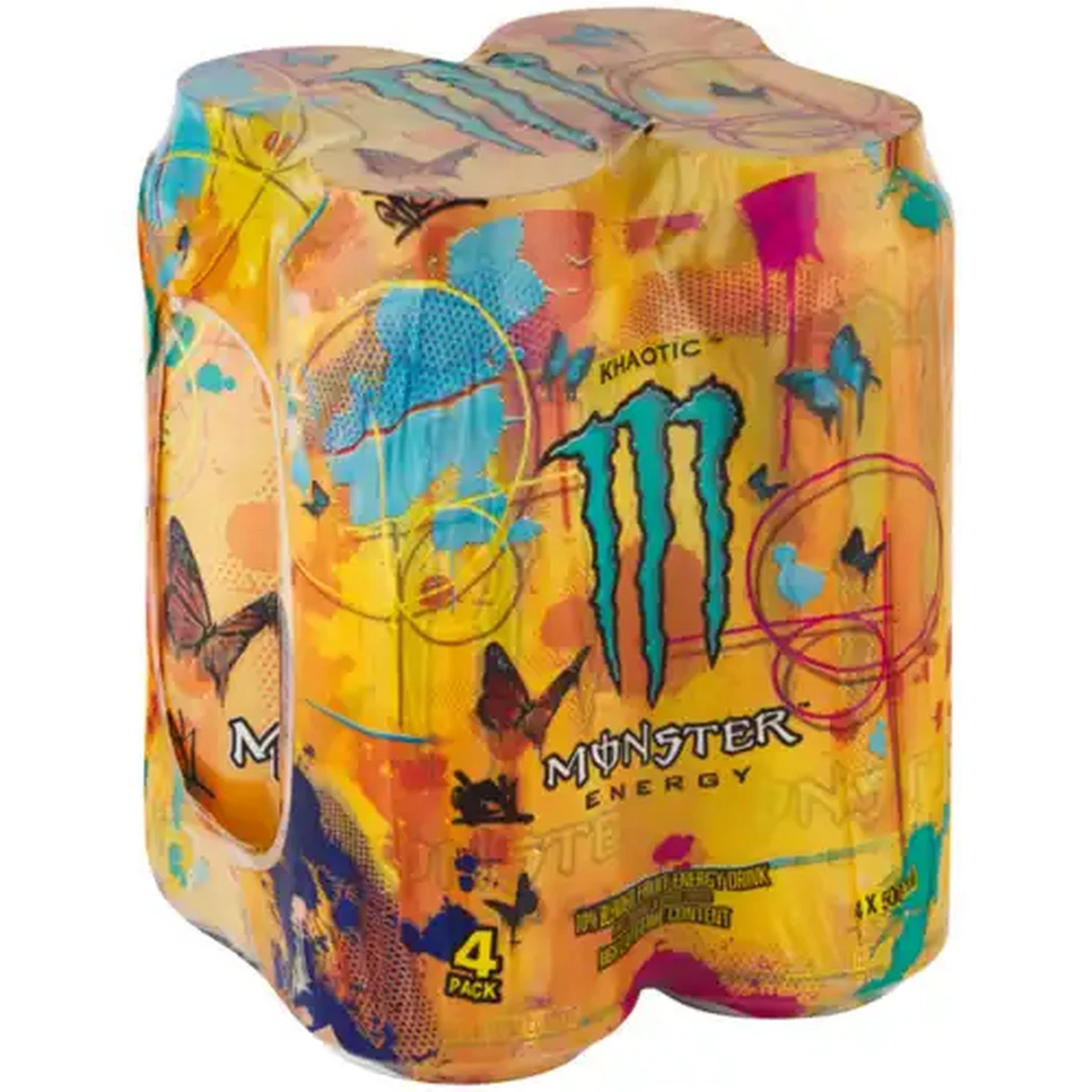 Image of Monster Khaotic Energy Drink 4 x 500ml