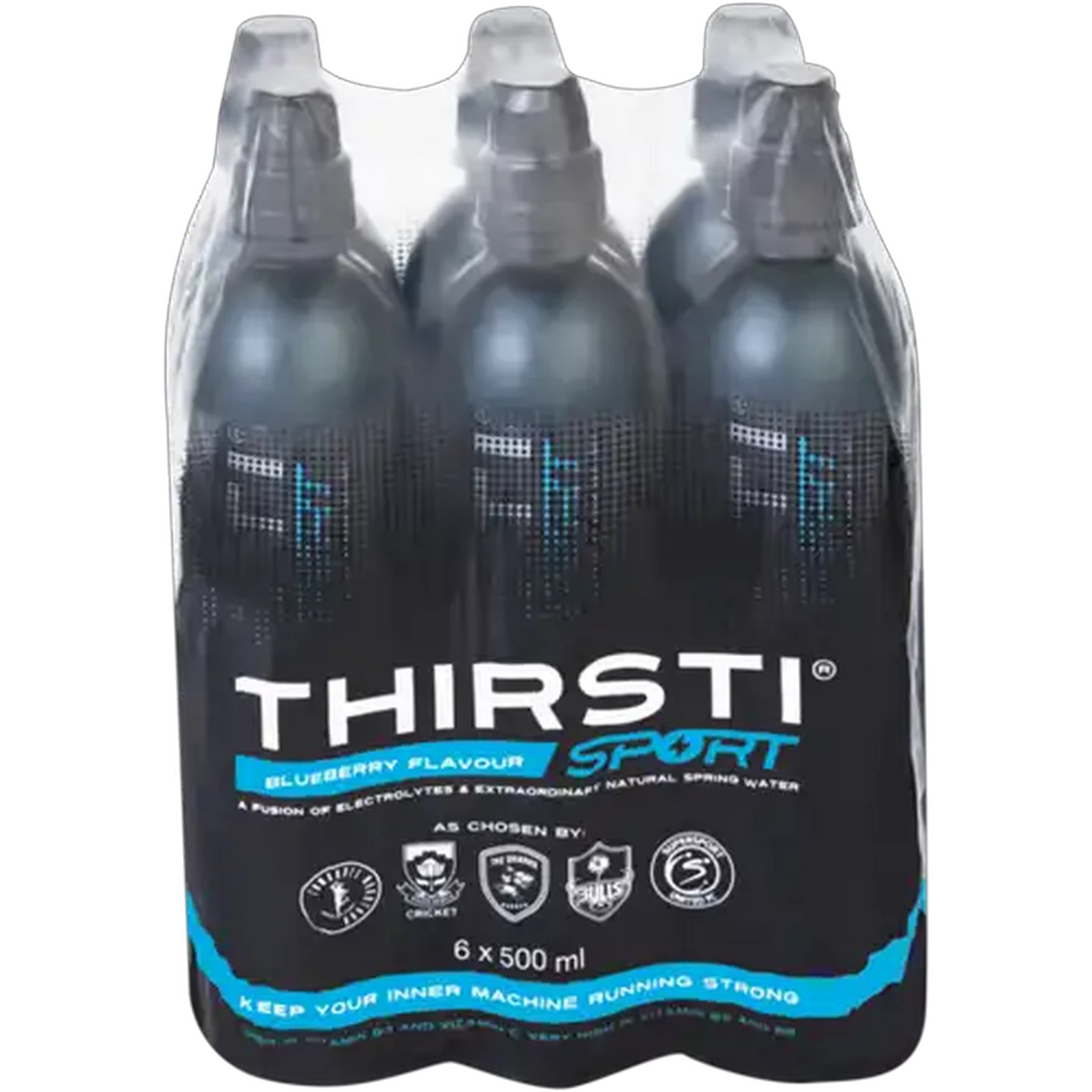 Image of Thirsti Sport Blueberry Flavoured Drink 6 x 500ml
