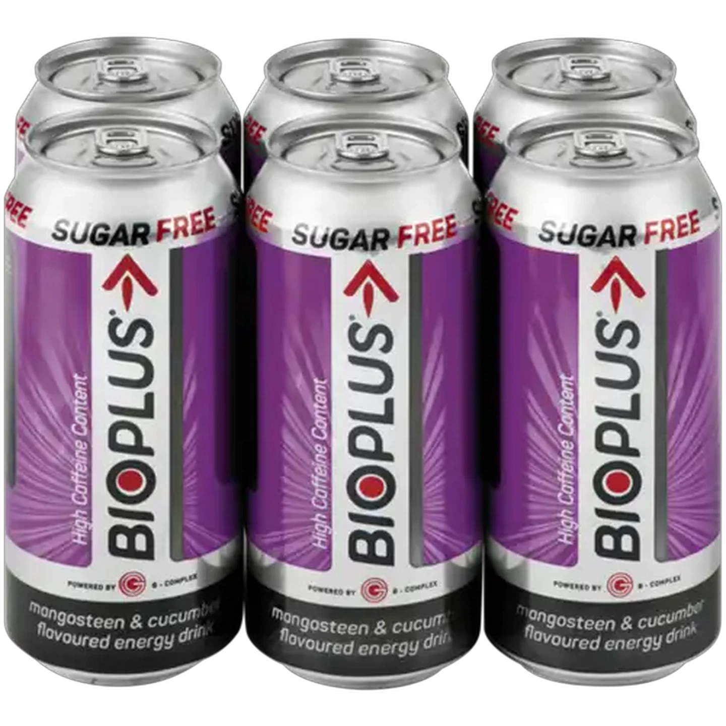 Image of Bioplus Mangosteen & Cucumber Sugar-free Energy Drink 6 x 440ml