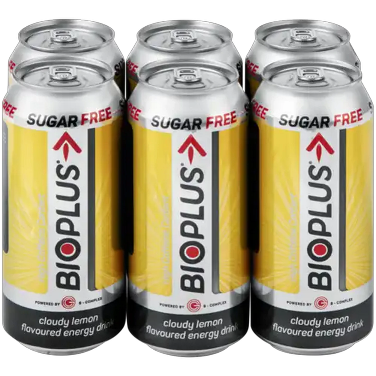 Image of Bioplus Cloudy Lemon Sugar-Free Energy Drink 6 x 440ml