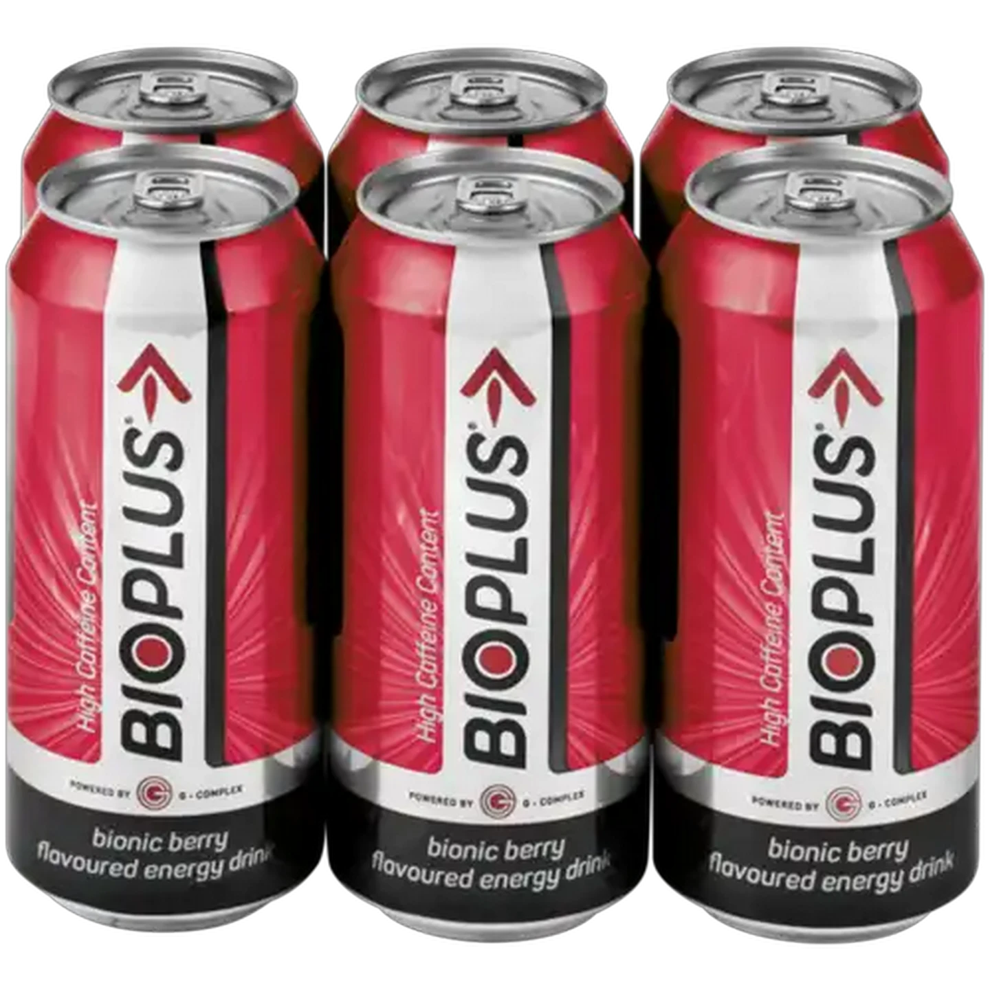 Image of Bioplus Bionic Berry Flavoured Energy Drink 6 x 440ml