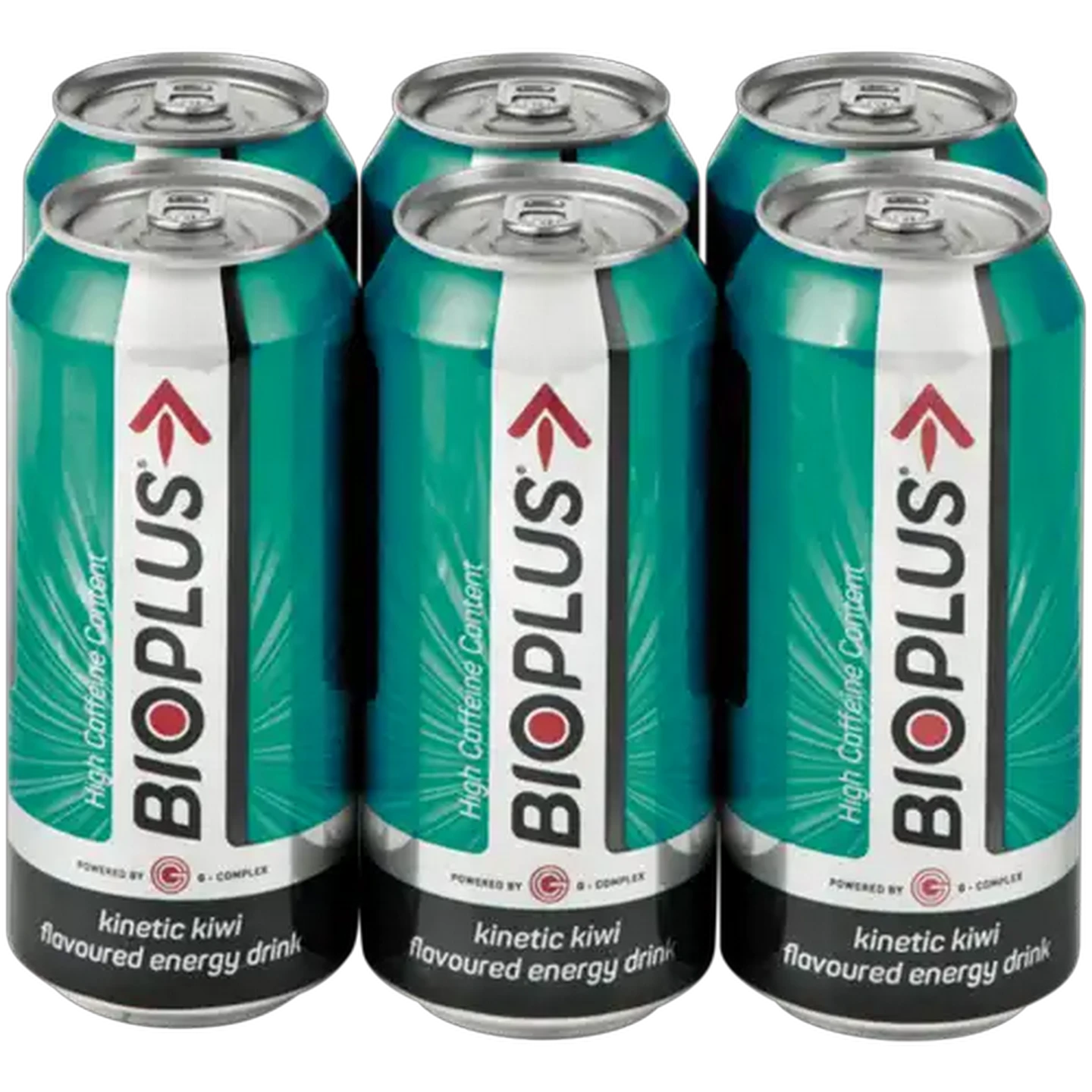Image of Bioplus Kinetic Kiwi Flavoured Energy Drink 6 x 440ml