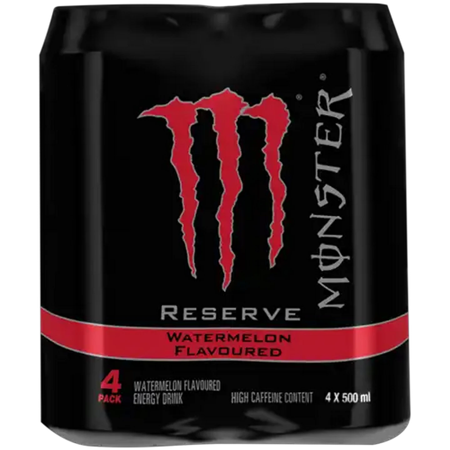 Image of Monster Reserve Watermelon Flavoured Energy Drink 4 x 500ml
