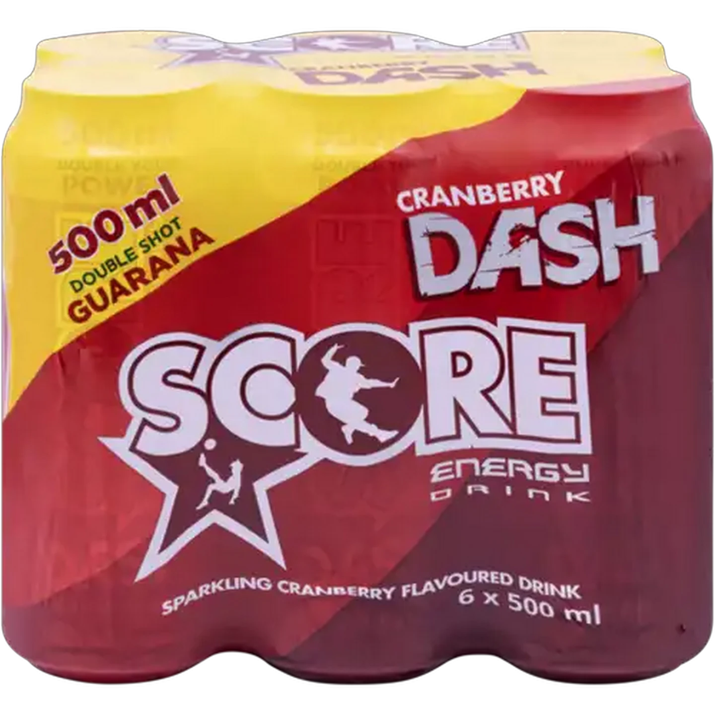 Image of Score Cranberry Dash Energy Drink Cans 6 x 500ml