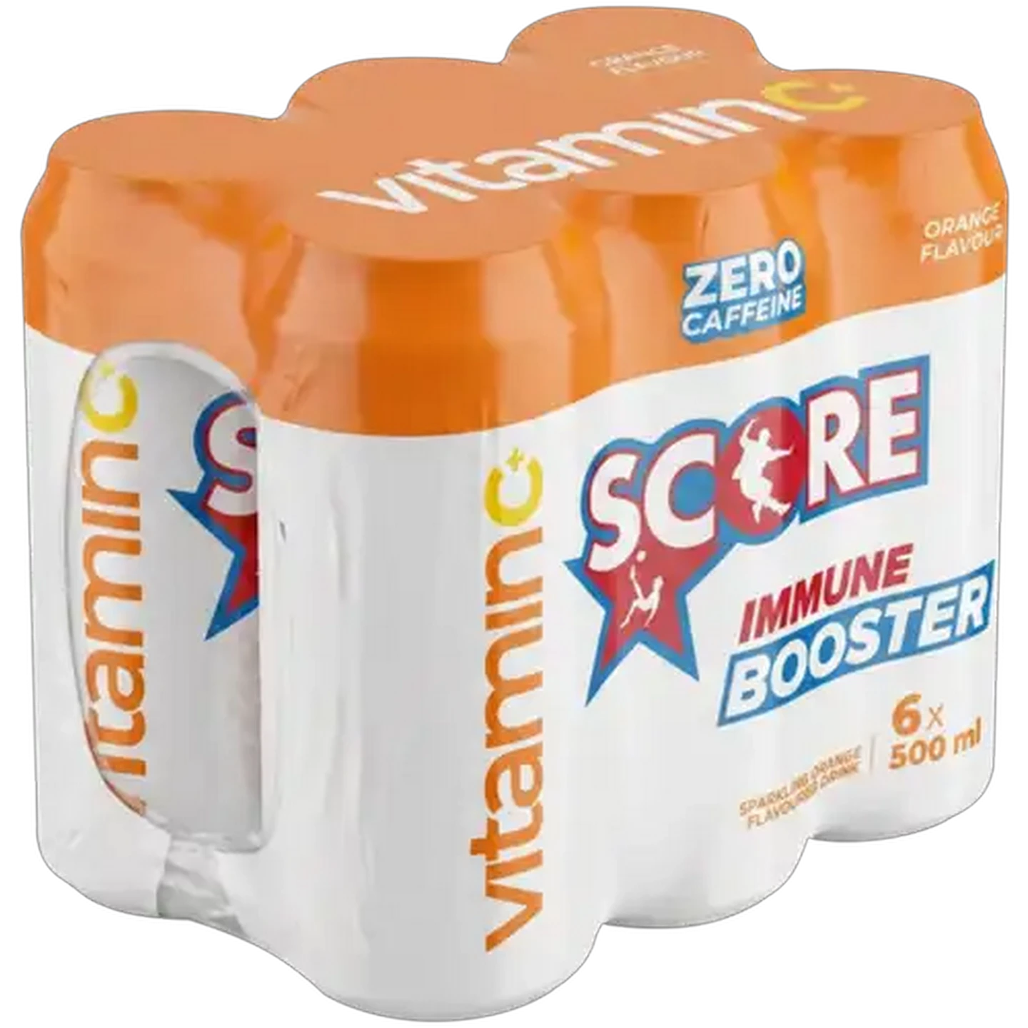 Image of Score Orange Flavour Immune Booster 6 x 500ml