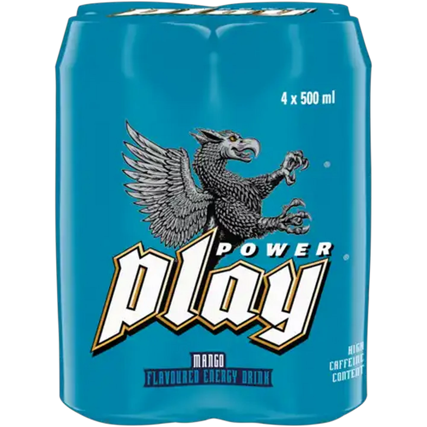 Image of Power Play Mango Flavoured Energy Drink 4 x 500ml