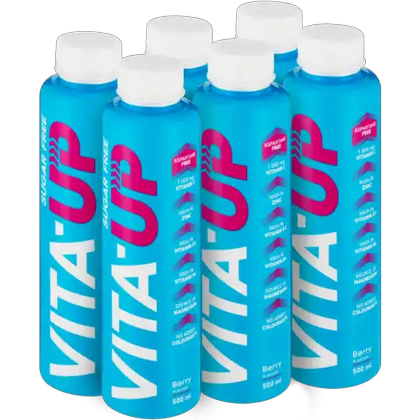 Image of Vita-Up Berry Flavour Sugar-Free Nutrient Enhanced Drink 6 x 500ml