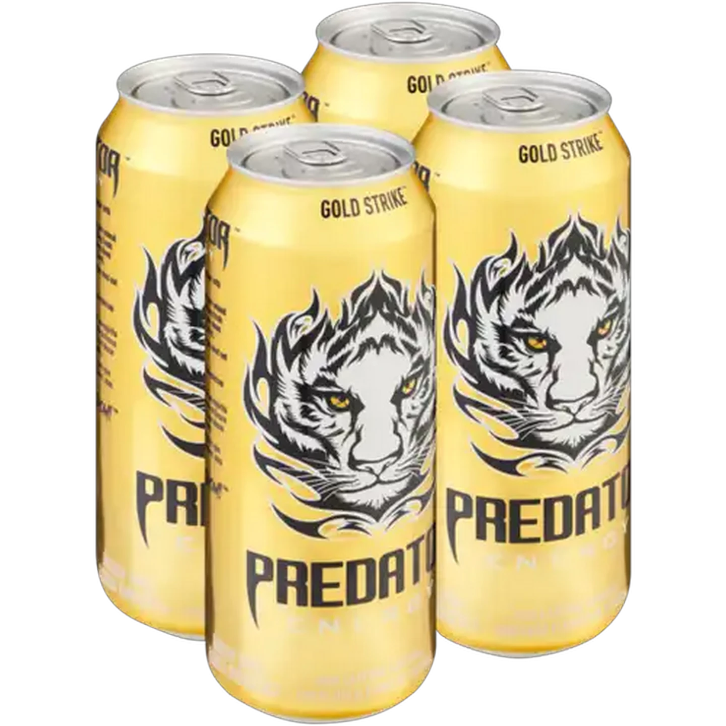 Image of Predator Energy Gold Strike Energy Drink 4 x 500ml