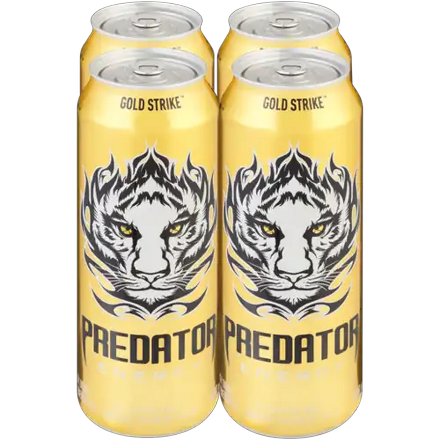 Image of Predator Energy Gold Strike Energy Drink 4 x 500ml