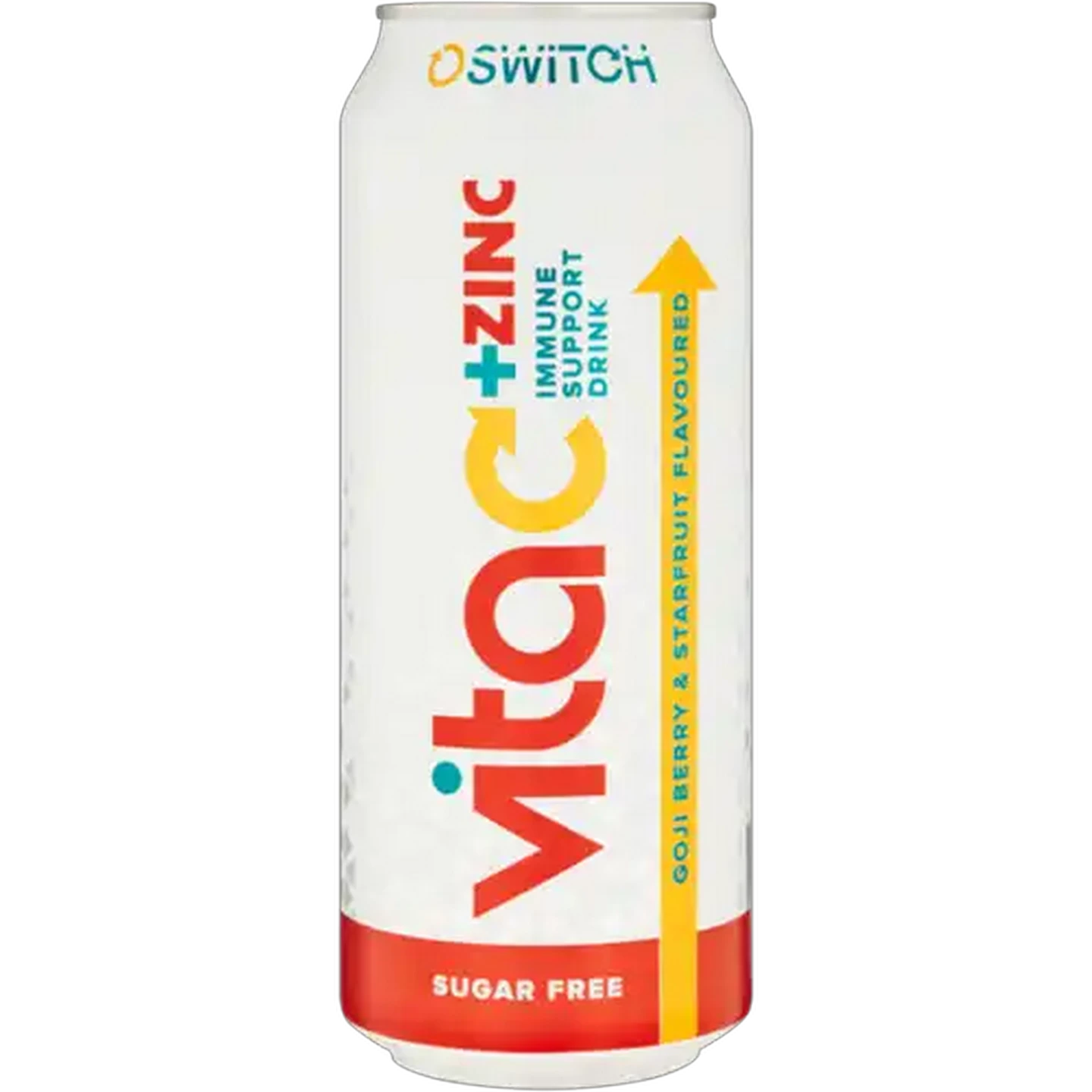 Image of Switch Vita C + Zinc Goji Berry & Starfruit Flavoured Sugar Free Immune Support Drink 500ml