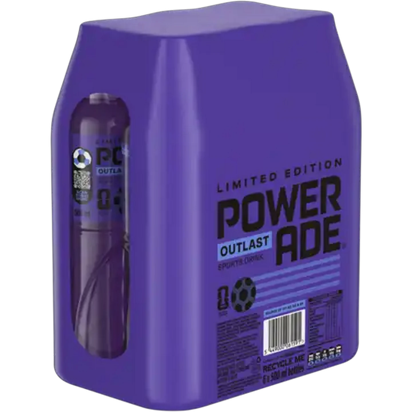 Image of Powerade Outlast Fruit Flavoured Limited Edition Sports Drink 6 x 500ml
