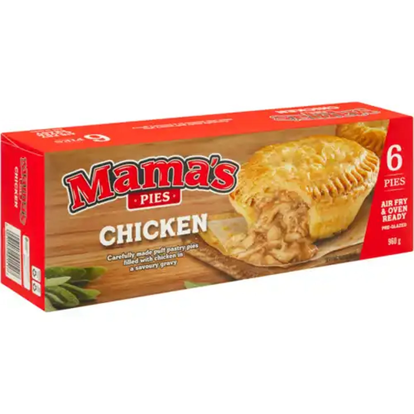 Image of Mama's Pies Frozen Chicken Pies 6 Pack