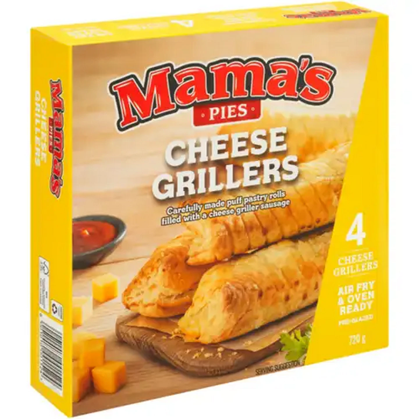 Image of Mama's Pies Frozen Cheese Grillers 4 Pack
