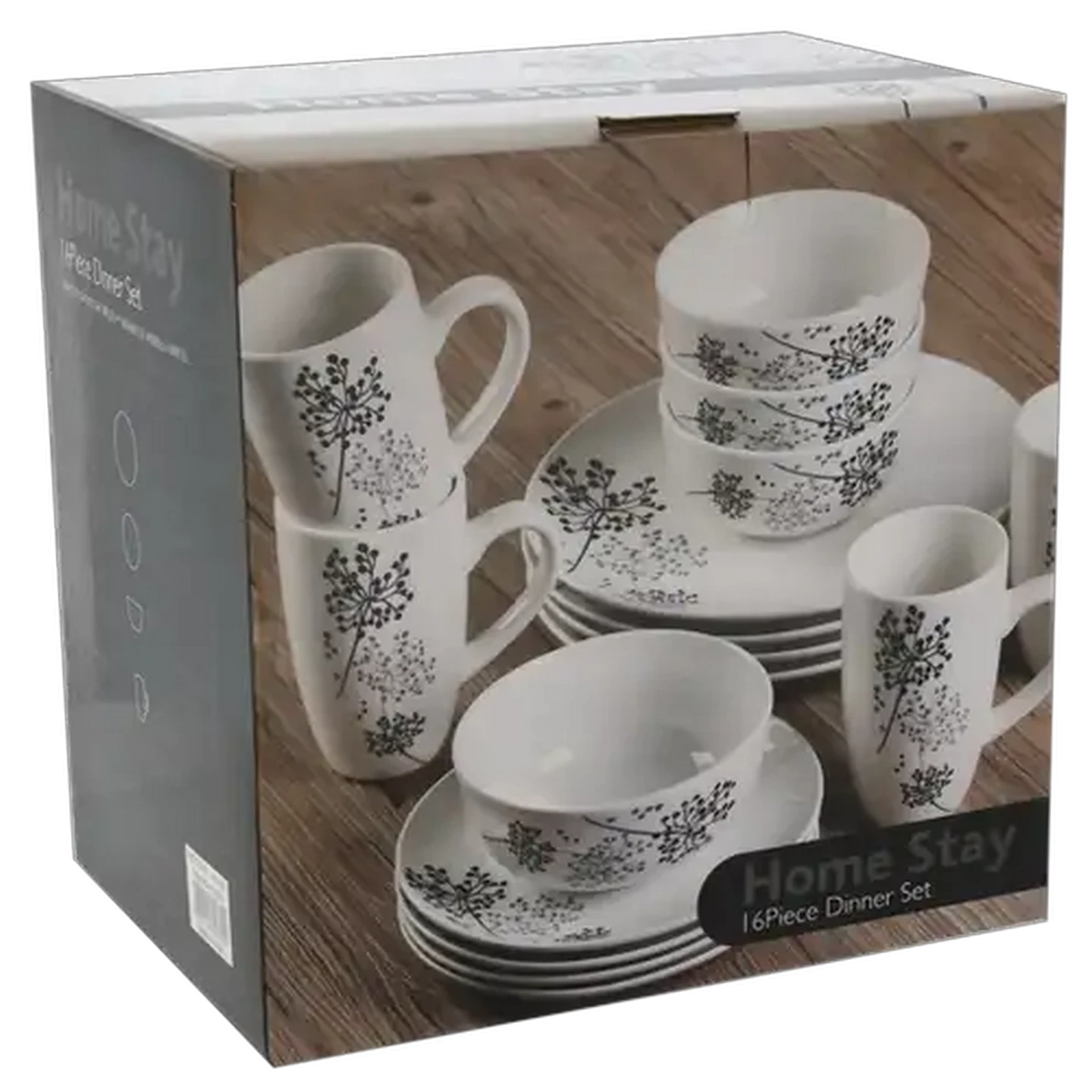 Image of Home Stay Dinner Set 16-Piece (Print May Vary)