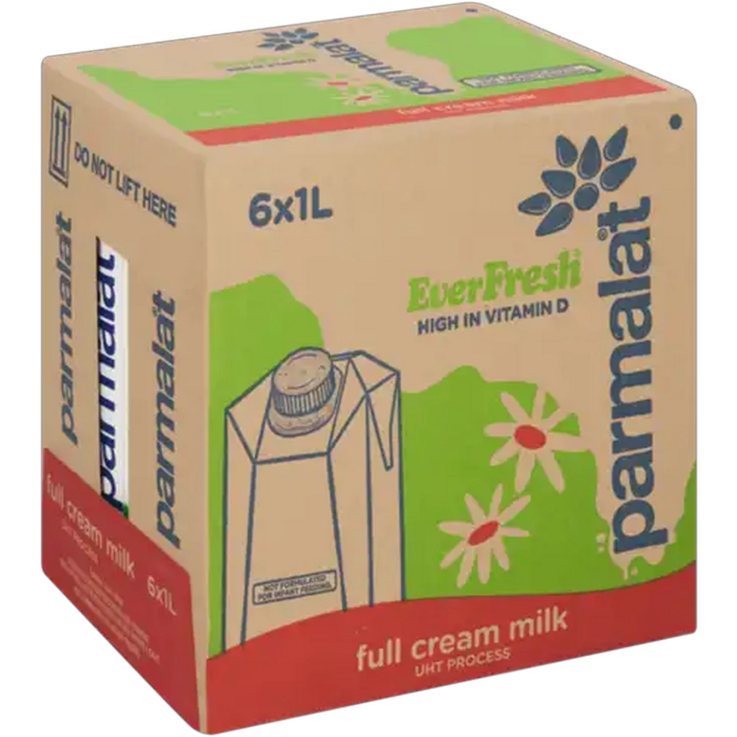 Image of Parmalat Everfresh UHT Full Cream Milk 6 x 1L